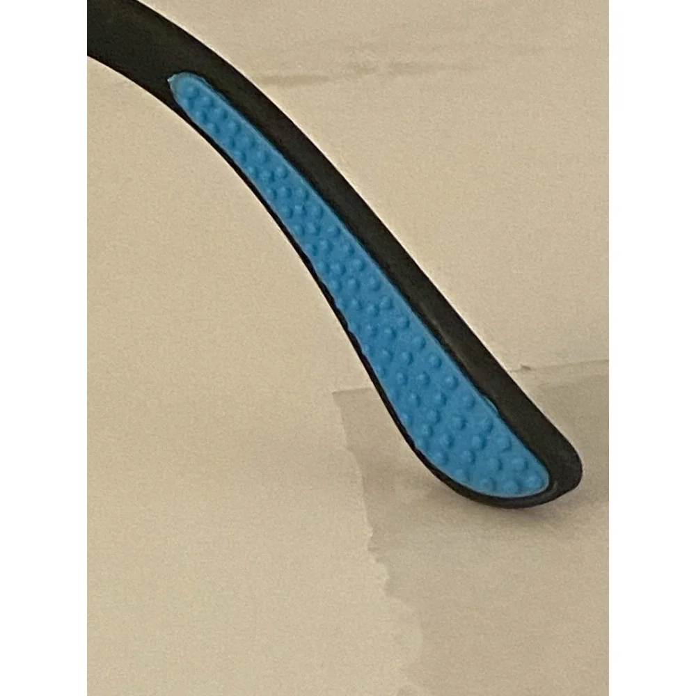 Bebe Black‎ Ocean Sports Sunglasses Blue Polarized UV400 Athletic Shades NWT